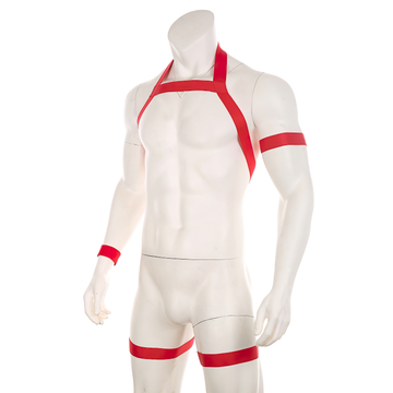 Men's Halter Neck Elastic Body Harness / Male Sexy Shoulder Straps Costume Bondage - EVE's SECRETS